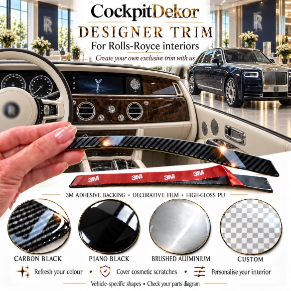 Rolls-Royce Ghost 2025 – Designer Trim – Innenraum-Komplettset