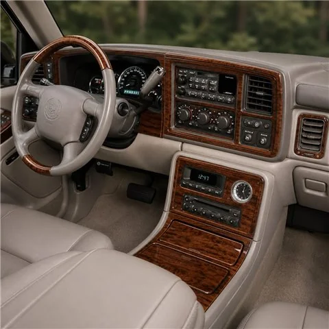 Cadillac Escalade 2003-2006 3D Armaturenbrett-Dekor-Set, 52 Teile