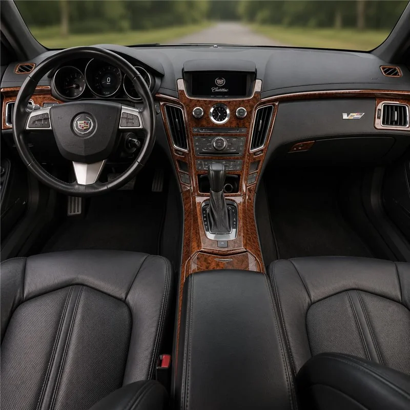 Cadillac CTS 2008+ Komplettset 3D Armaturenbrett-Dekor-Set