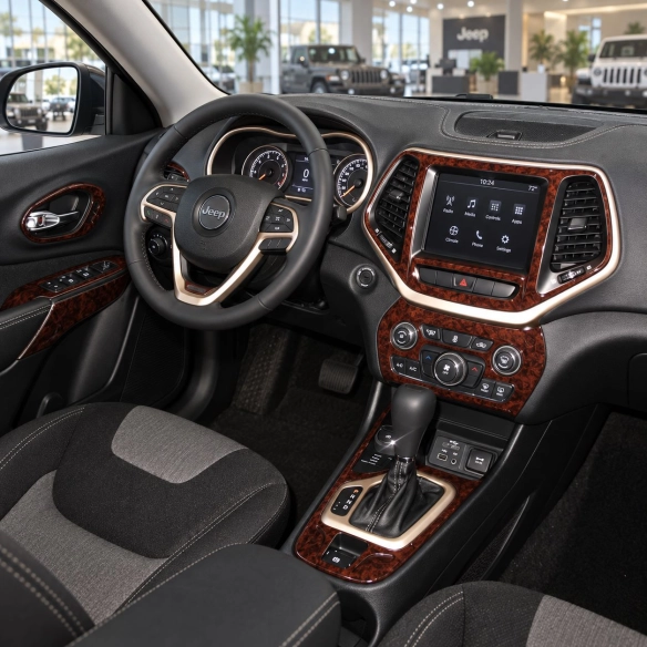 Jeep Cherokee 2014-heute 3D Cockpit Dekor Interieurleisten Set Full Set / as shown in product diagram-teilig