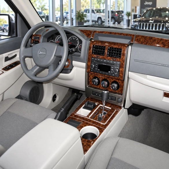 Jeep Liberty 2008-heute 3D Cockpit Dekor Interieurleisten Set Full Set / as shown in product diagram-teilig