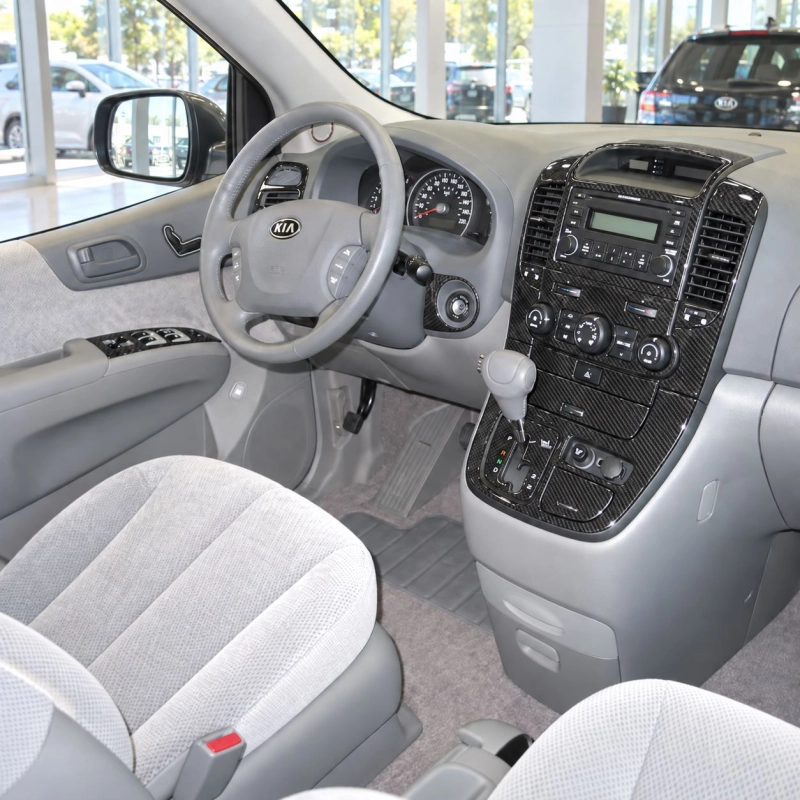 Kia Carnival 2005-2014 3D Cockpit Dekor Interieurleisten Set 26-teilig
