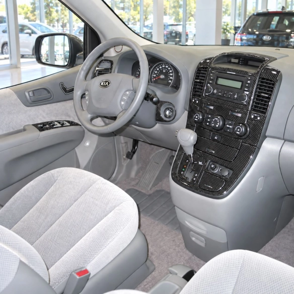 Kia Carnival 2005-2014 3D Cockpit Dekor Interieurleisten Set 26-teilig