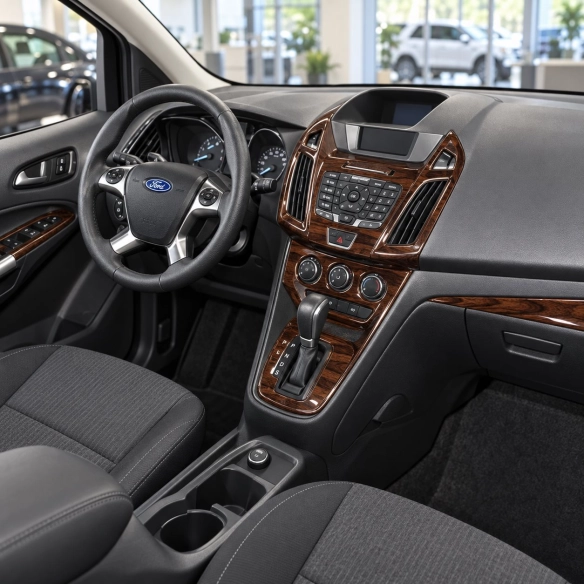 Ford Courier 2014-heute 3D Cockpit Dekor Interieurleisten Set 29-teilig