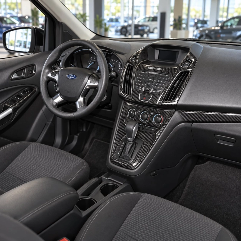 Ford Courier 2014-heute 3D Cockpit Dekor Interieurleisten Set 29-teilig