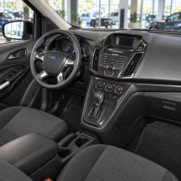 Ford Courier 2014-heute 3D Cockpit Dekor Interieurleisten Set 29-teilig