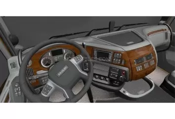 Daf XF 105 01.2006 Mittelkonsole Armaturendekor Cockpit Dekor 13 -Teile
