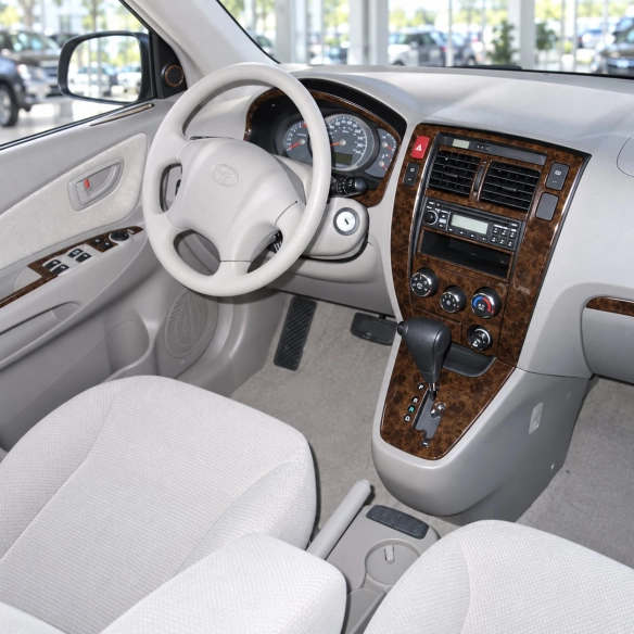 Hyundai Tucson 2006-2009 3D Cockpit Dekor Interieurleisten Set As shown in product diagram-teilig
