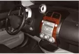 Daihatsu Sirion 2005 Mittelkonsole Armaturendekor Cockpit Dekor 3-Teilige