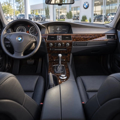BMW 5-Series E60 2003-2008 3D Cockpit Dekor Interieurleisten Set 17-teilig