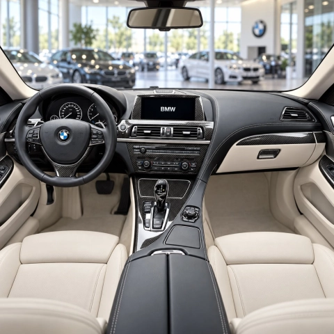 BMW 6-Series F12 F13 2011-2017 3D Cockpit Dekor Interieurleisten Set 46-teilig 2