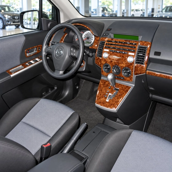 Mazda Mazda5 2006-2007 3D Cockpit Dekor Interieurleisten Set As shown in product diagram-teilig