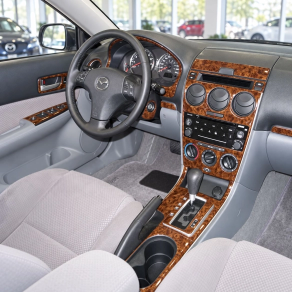 Mazda MAzda6 2006-2008 3D Cockpit Dekor Interieurleisten Set As shown in product diagram-teilig