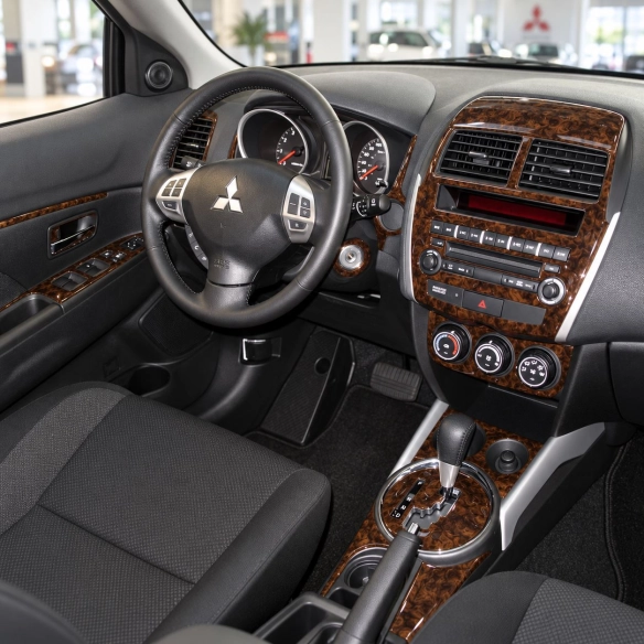 Mitsubishi Asx RVR 2012-heute 3D Cockpit Dekor Interieurleisten Set 9-teilig