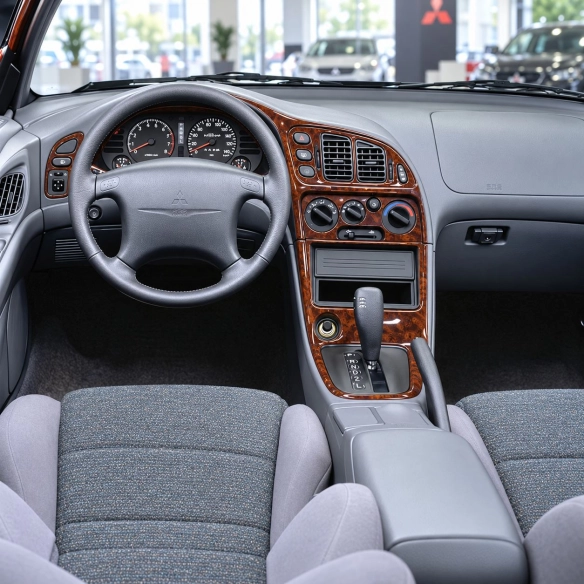Mitsubishi Eclipse 1995-1999 3D Cockpit Dekor Interieurleisten Set As shown in product diagram-teilig