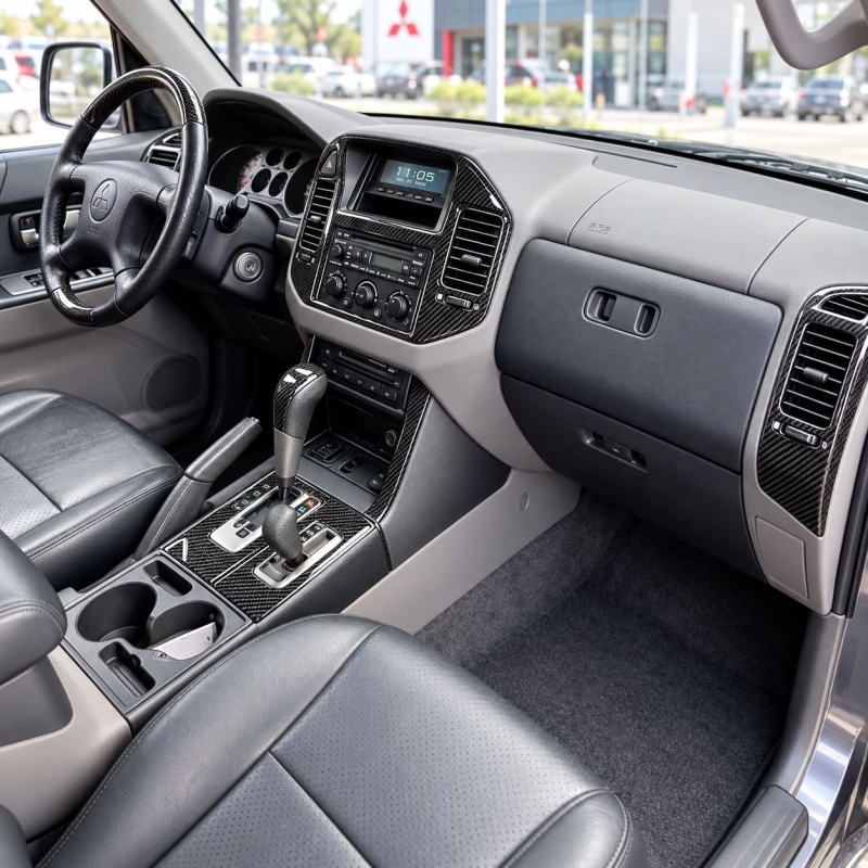 Mitsubishi Pajero/Montero 2000-2006 3D Cockpit Dekor Interieurleisten Set Full Set / as shown in product diagram-teilig