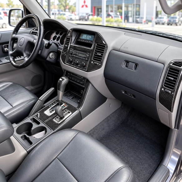 Mitsubishi Pajero/Montero 2000-2006 3D Cockpit Dekor Interieurleisten Set Full Set / as shown in product diagram-teilig