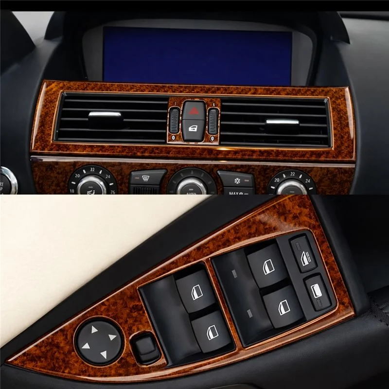 BMW 6-Series E 63 2004-2008 3D Armaturenbrett-Dekor-Set, 41 Teile