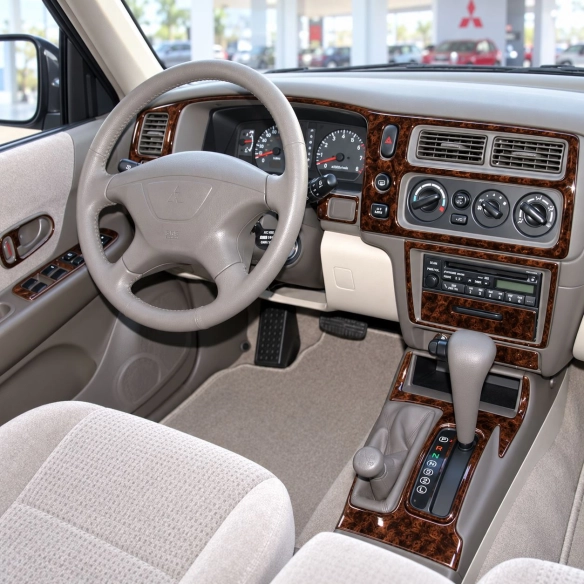 Mitsubishi Pajero Sport 1998-2002 3D Cockpit Dekor Interieurleisten Set 12-teilig
