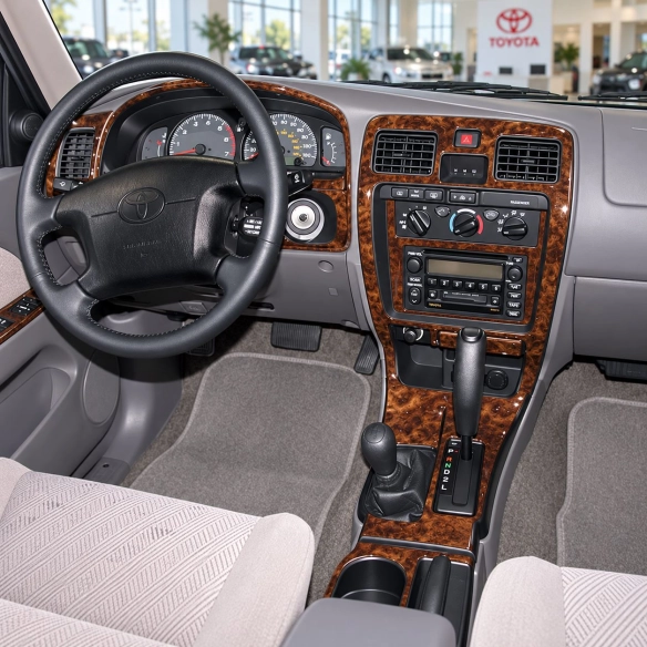 Toyota 4 Runner 1999-2002 3D Cockpit Dekor Interieurleisten Set 1-teilig