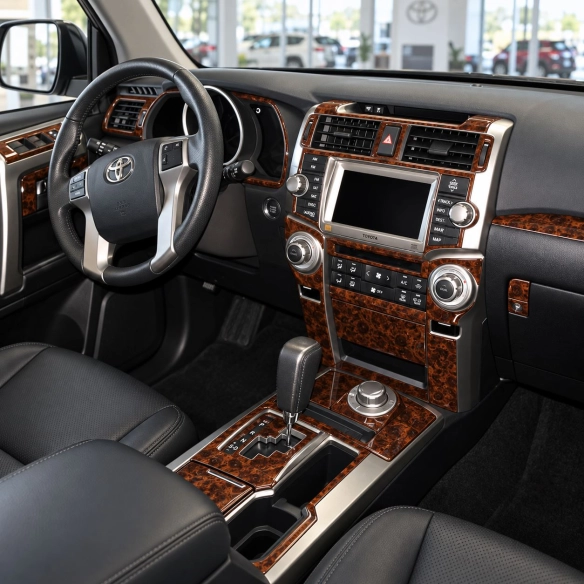 Toyota 4 Runner 2010-heute 3D Cockpit Dekor Interieurleisten Set As shown in product diagram-teilig