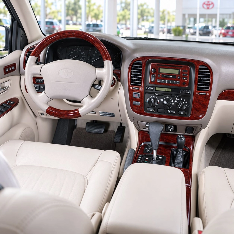 Toyota Land Cruiser 1998-2002 3D Cockpit Dekor Interieurleisten Set 31-teilig