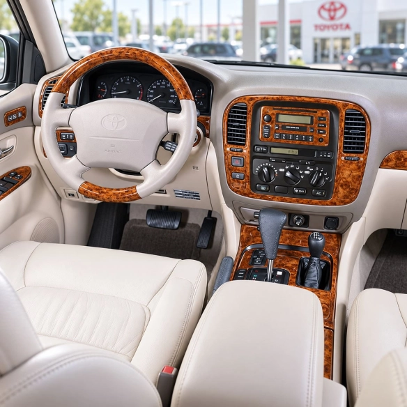 Toyota Land Cruiser 1998-2002 3D Cockpit Dekor Interieurleisten Set 31-teilig