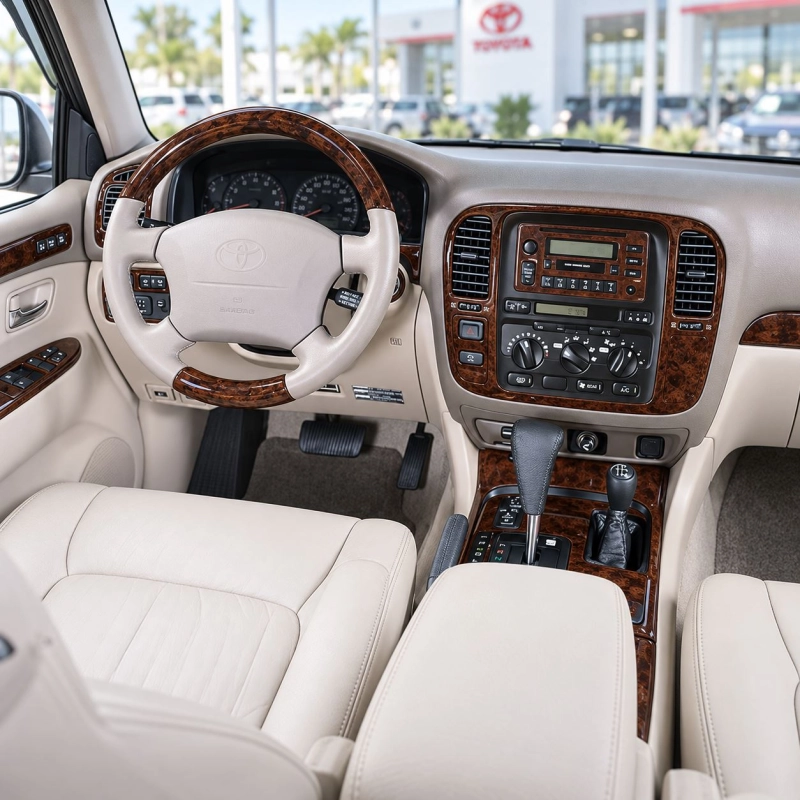 Toyota Land Cruiser 1998-2002 3D Cockpit Dekor Interieurleisten Set 31-teilig