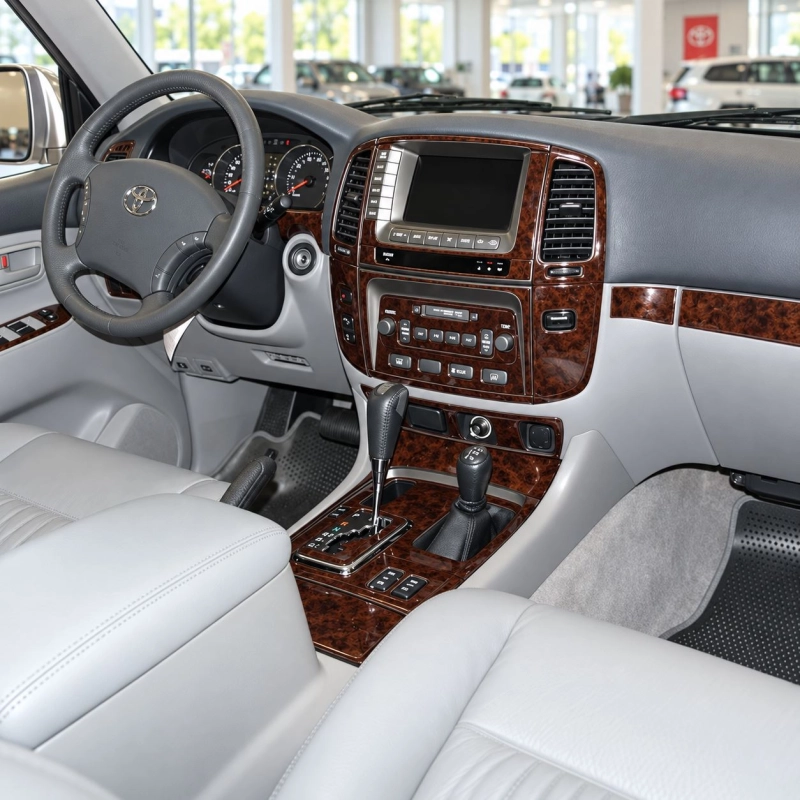 Toyota Land Cruiser 2003-2007 3D Cockpit Dekor Interieurleisten Set 33-teilig