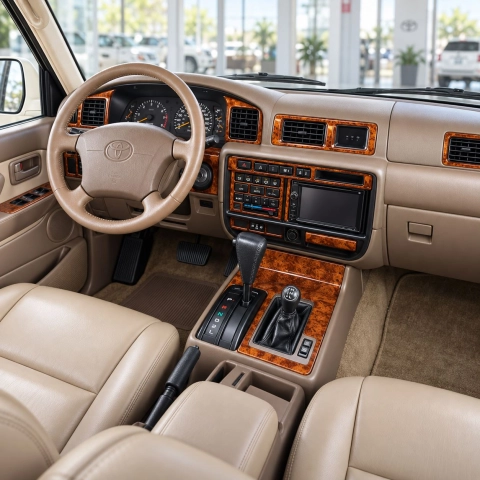 Toyota Land Cruiser 80 1995-1997 3D Cockpit Dekor Interieurleisten Set 20-teilig