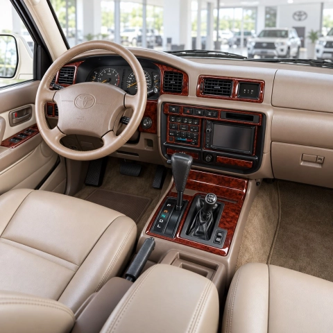 Toyota Land Cruiser 80 1995-1997 3D Cockpit Dekor Interieurleisten Set 20-teilig 2