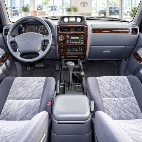Toyota Prado 1997-2000 3D Cockpit Dekor Interieurleisten Set 15-teilig