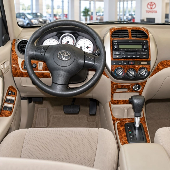 Toyota RAV-4 2003-2005 3D Cockpit Dekor Interieurleisten Set Full Set / as shown in product diagram-teilig