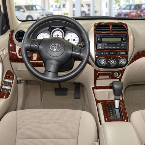 Toyota RAV-4 2003-2005 3D Cockpit Dekor Interieurleisten Set Full Set / as shown in product diagram-teilig