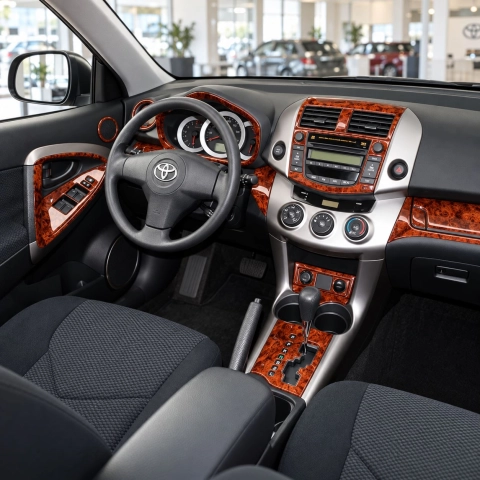 Toyota Rav4 2006 3D Cockpit Dekor Interieurleisten Set 28-teilig