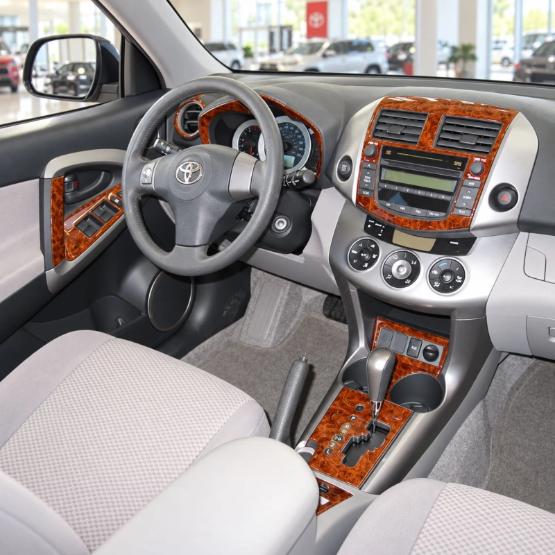 Toyota Rav4 2006 3D Cockpit Dekor Interieurleisten Set 28-teilig