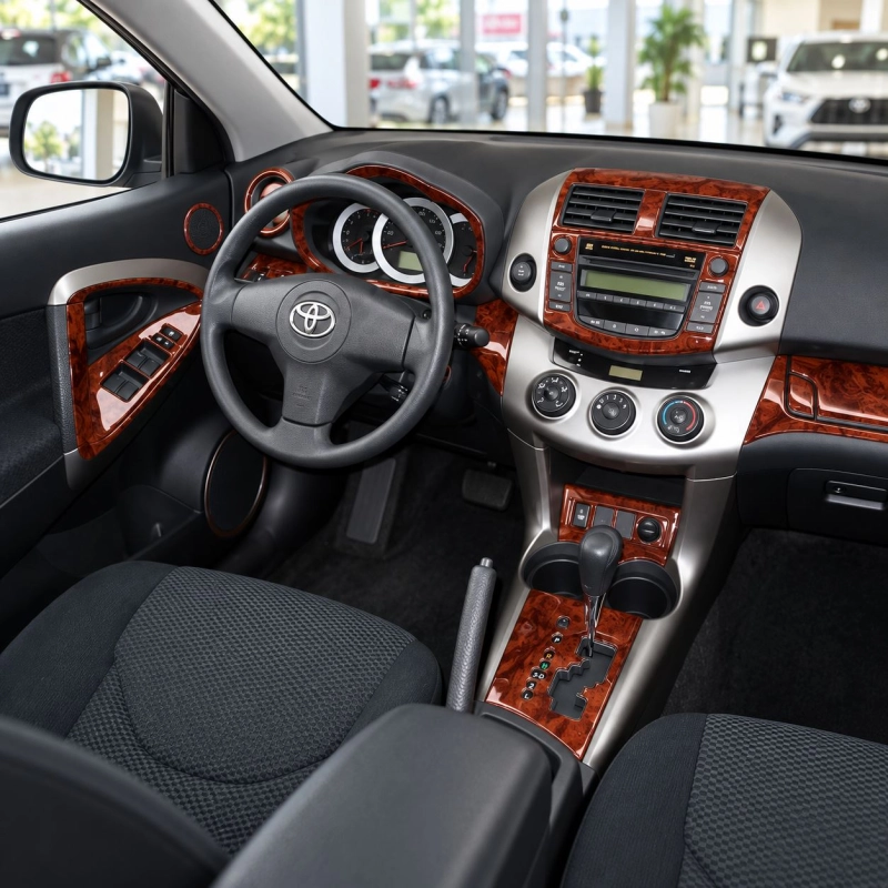 Toyota Rav4 2006 3D Cockpit Dekor Interieurleisten Set 28-teilig