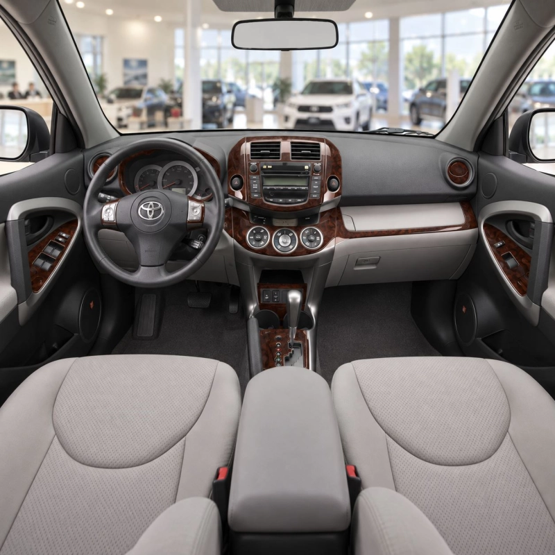 Toyota RAV-4 2006-heute 3D Cockpit Dekor Interieurleisten Set As shown in product diagram-teilig