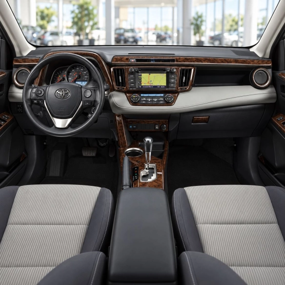 Toyota RAV4 2015 3D Cockpit Dekor Interieurleisten Set 16-teilig