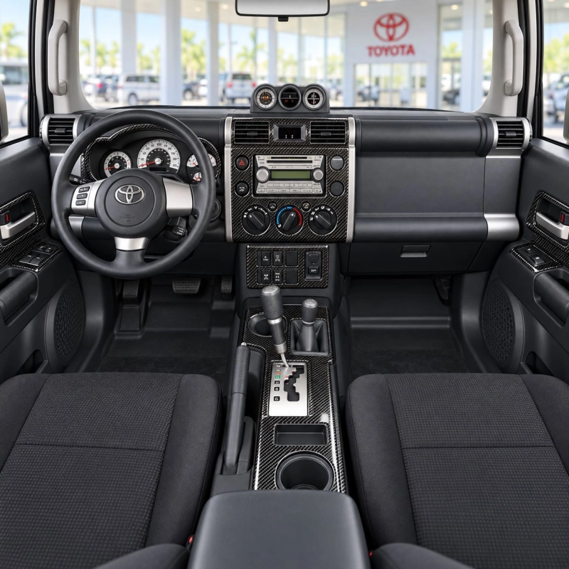 Toyota FJ Cruiser 2007-heute 3D Cockpit Dekor Interieurleisten Set Basic Set / as shown in product diagram-teilig
