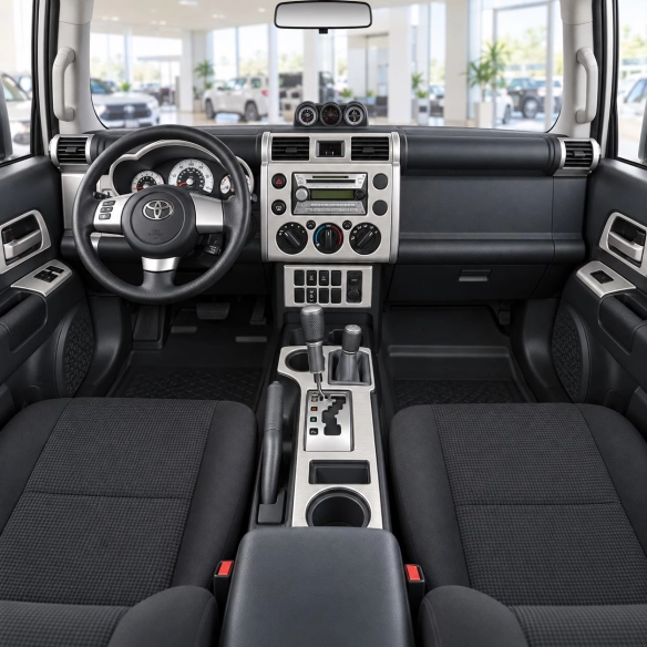 Toyota FJ Cruiser 2007-heute 3D Cockpit Dekor Interieurleisten Set Basic Set / as shown in product diagram-teilig