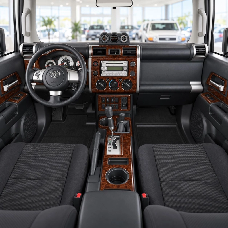 Toyota FJ Cruiser 2007-heute 3D Cockpit Dekor Interieurleisten Set Basic Set / as shown in product diagram-teilig