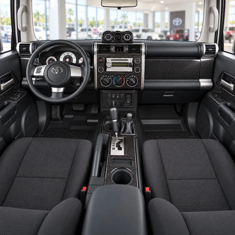 Toyota FJ Cruiser 2007-heute 3D Cockpit Dekor Interieurleisten Set Full Set / as shown in product diagram-teilig