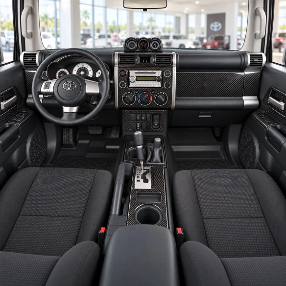 Toyota FJ Cruiser 2007-heute 3D Cockpit Dekor Interieurleisten Set Full Set / as shown in product diagram-teilig