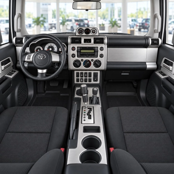 Toyota FJ Cruiser 2007-heute 3D Cockpit Dekor Interieurleisten Set Full Set / as shown in product diagram-teilig