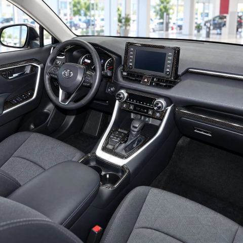 Toyota RAV4 2019-2022 3D Cockpit Dekor Interieurleisten Set 30-teilig