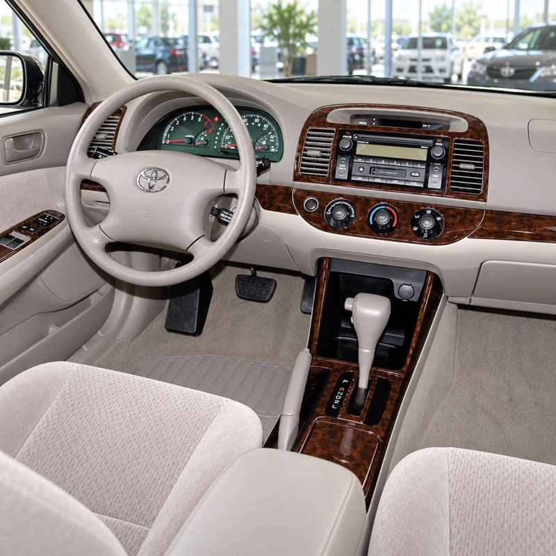Toyota Camry 2005-2006 3D Cockpit Dekor Interieurleisten Set As shown in product diagram-teilig