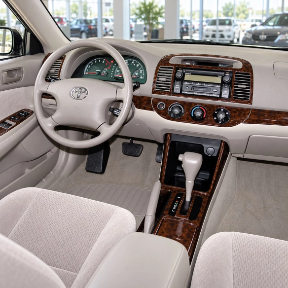 Toyota Camry 2005-2006 3D Cockpit Dekor Interieurleisten Set As shown in product diagram-teilig