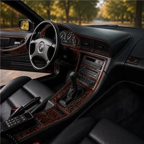 BMW 8 Series E31 1991-1997 Komplettset 3D Armaturenbrett-Dekor-Set