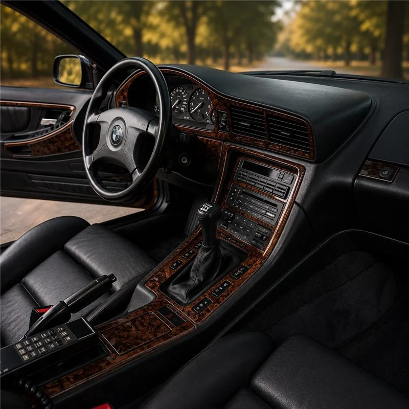 BMW 8 Series E31 1991-1997 Komplettset 3D Armaturenbrett-Dekor-Set